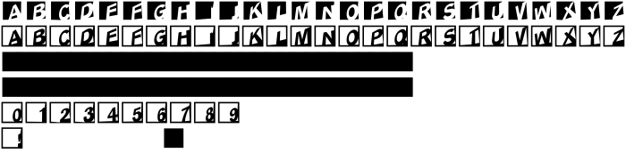 Шрифт ABC Logos XYZ