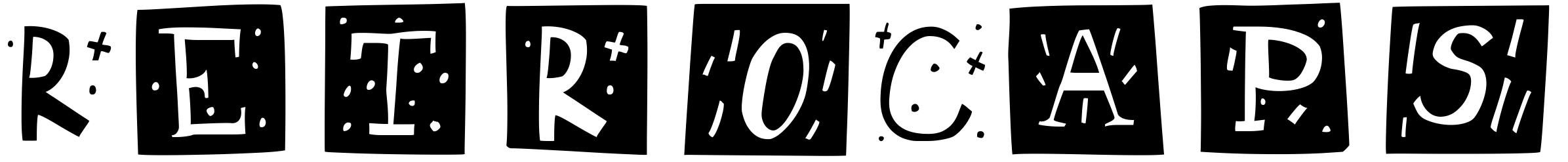 Шрифт RetroCaps