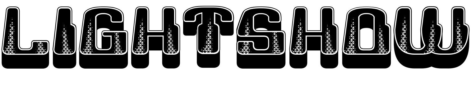 Шрифт Lightshow