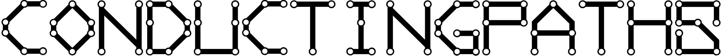 Шрифт ConductingPaths