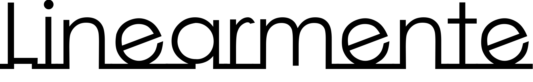 Шрифт Linearmente