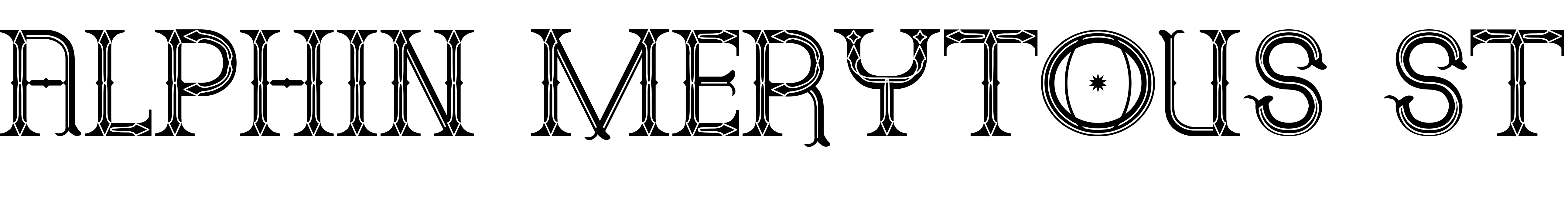 Шрифт Alphin Merytous St