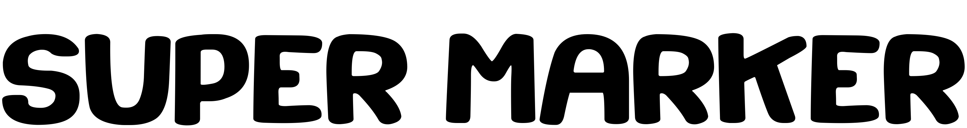 Шрифт Super Marker