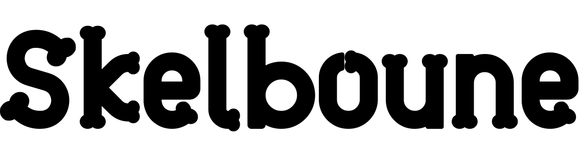 Шрифт Skelboune