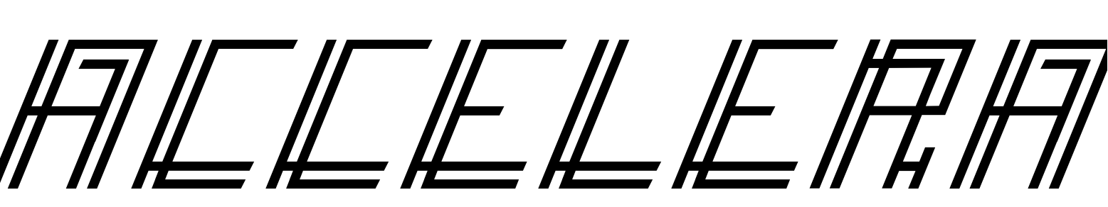 Шрифт Accelera