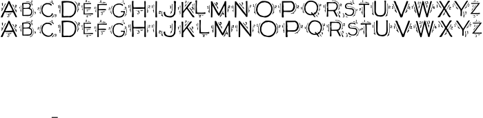 Шрифт Single Stroke
