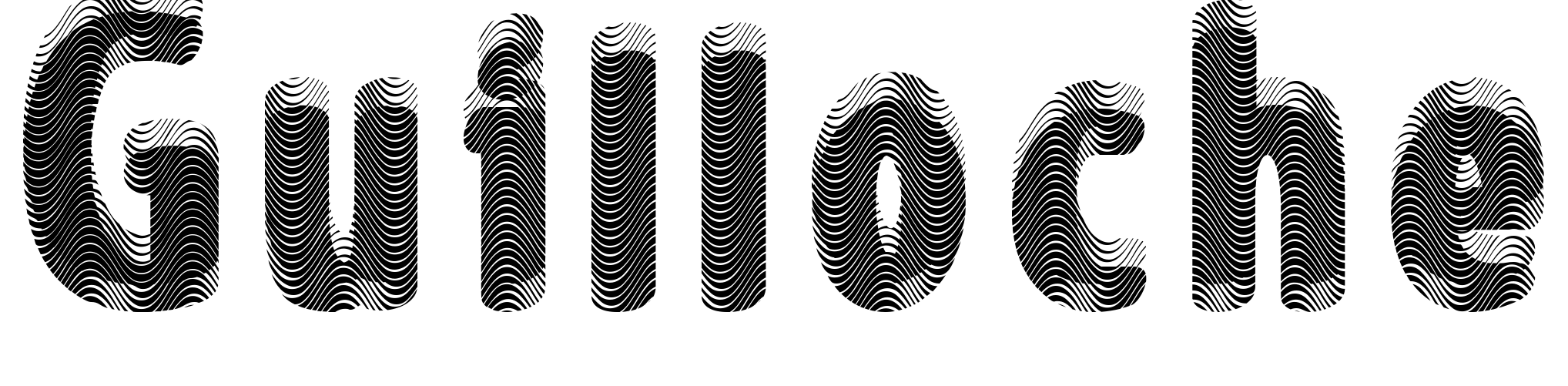 Шрифт Guilloche