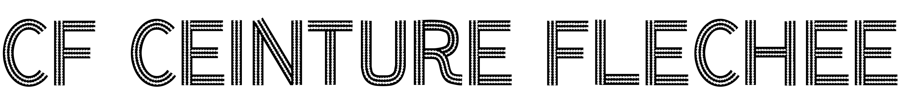 Шрифт CF Ceinture Flechee