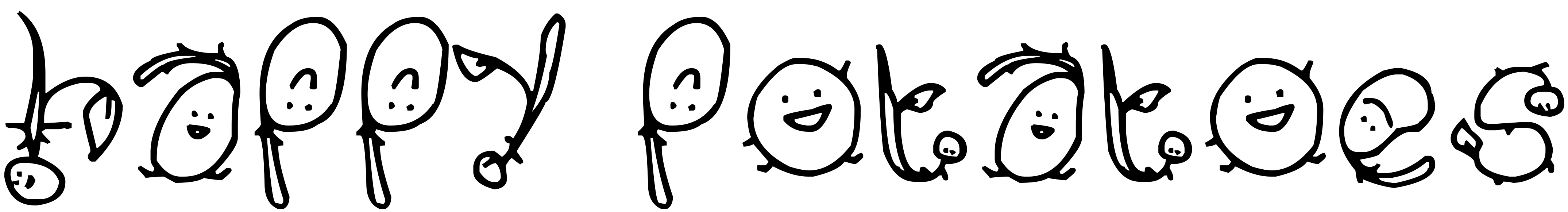 Шрифт Happy Potatoes