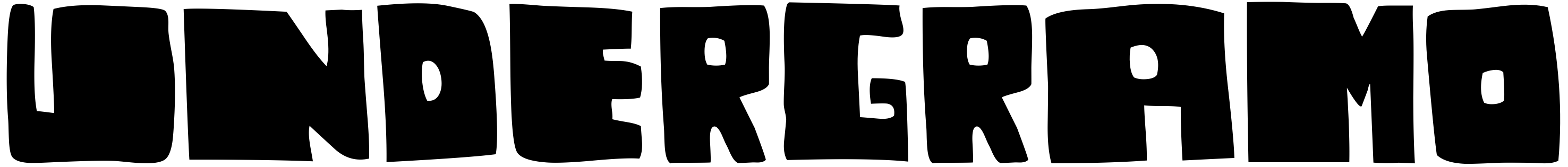 Шрифт undergramo