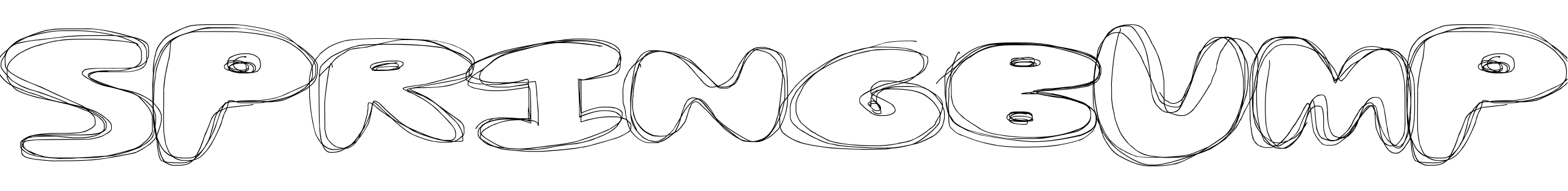Шрифт SpringBump