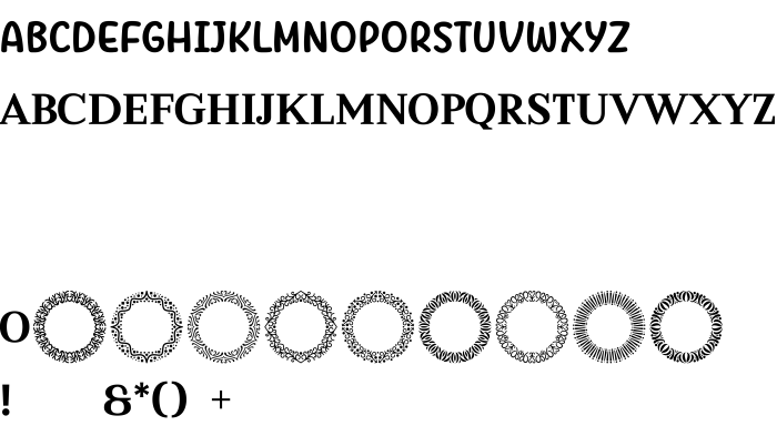 Шрифт MOG rhythm