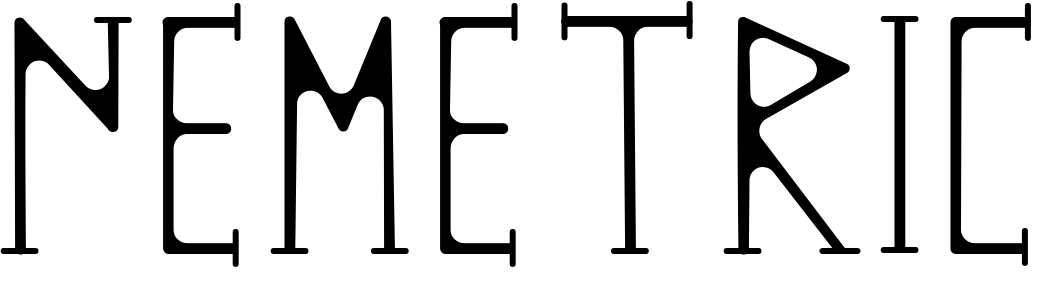 Шрифт NEMETRIC