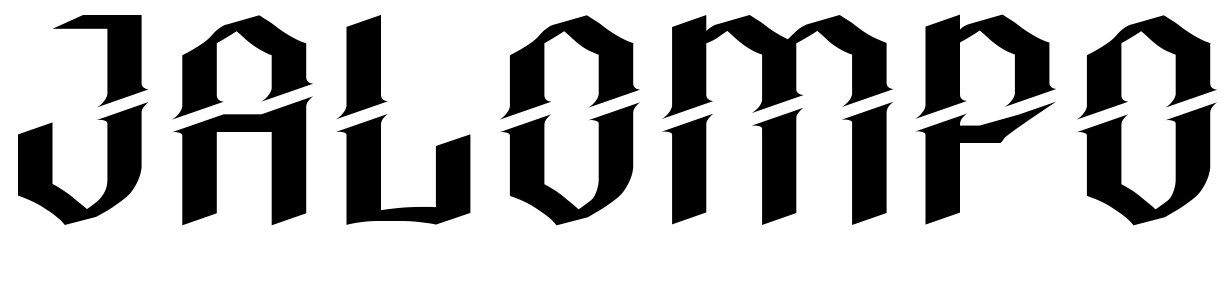 Шрифт Jalompo