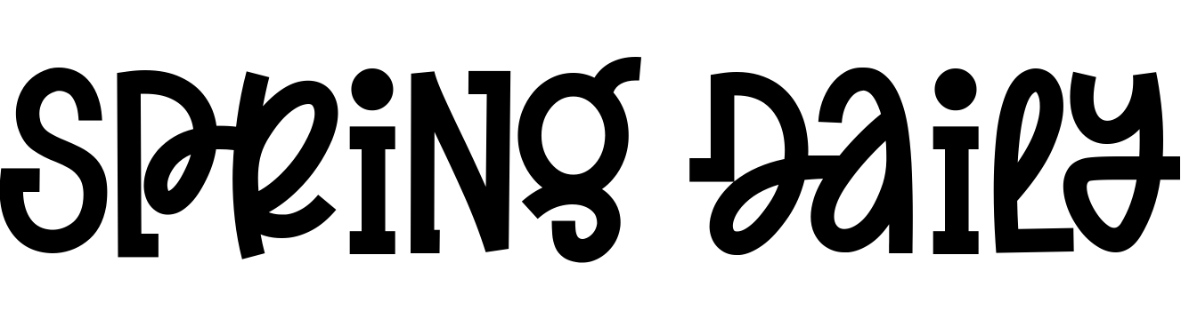 Шрифт Spring Daily