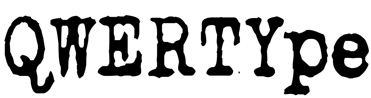 Шрифт QWERTYpe