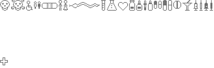 Шрифт PharmaPicto