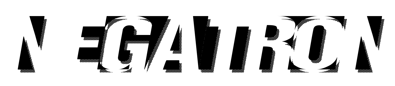 Шрифт Negatron