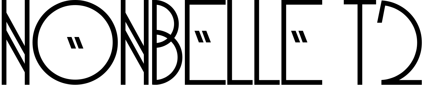 Шрифт NonBelle T2