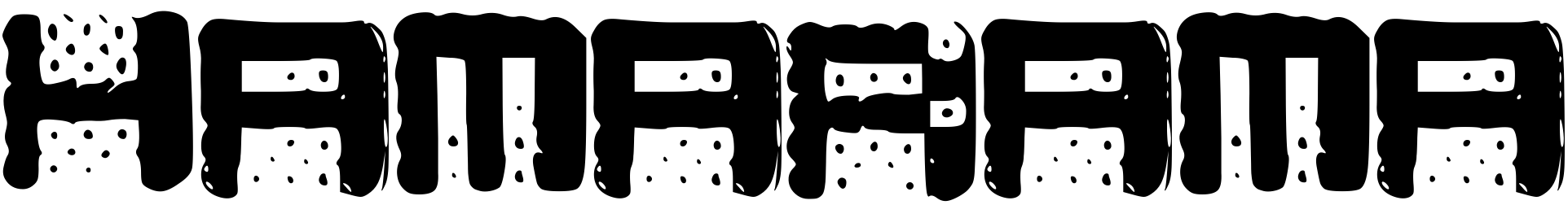 Шрифт Hamarama