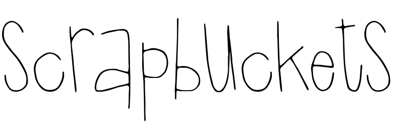 Шрифт Scrapbuckets