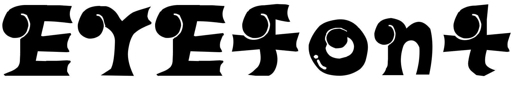 Шрифт EYEfont