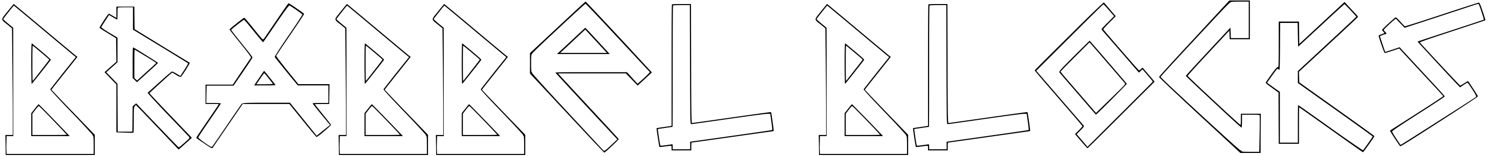 Шрифт Brabbel Blocks