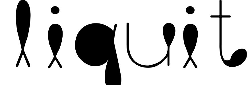 Шрифт liquit