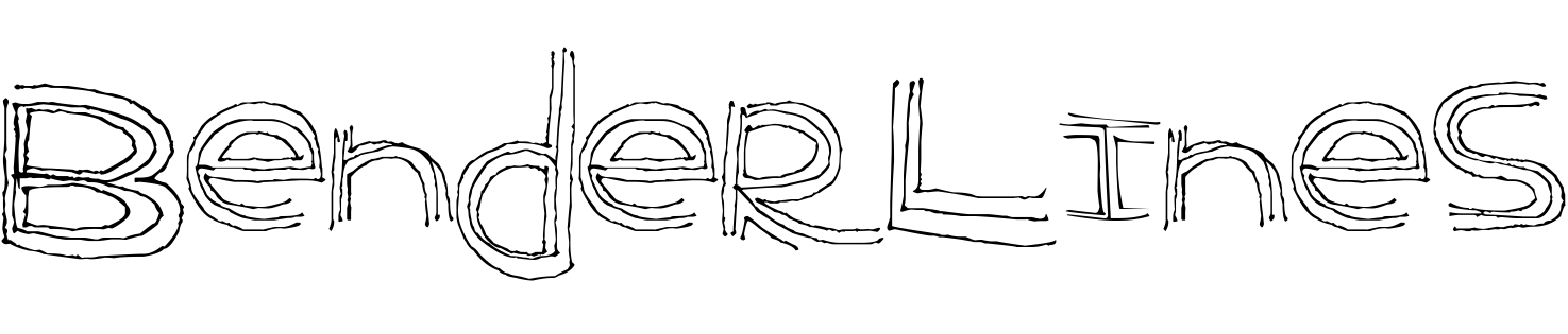 Шрифт BenderLines