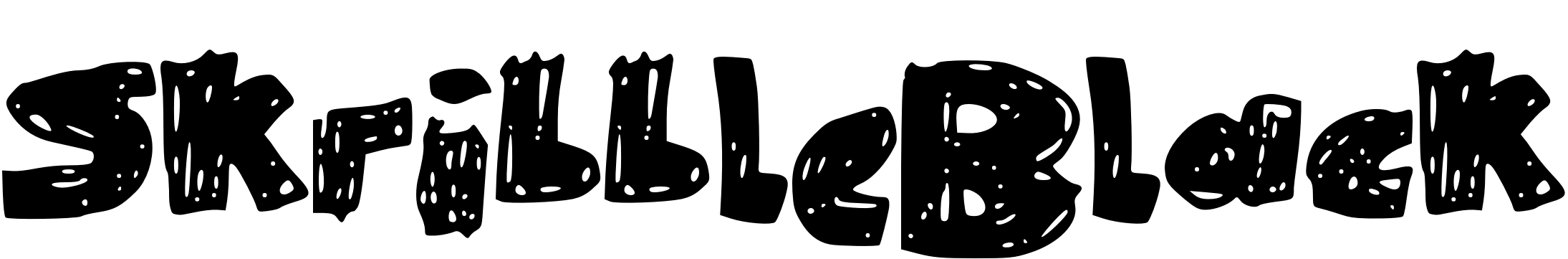 Шрифт SkribbleBlack