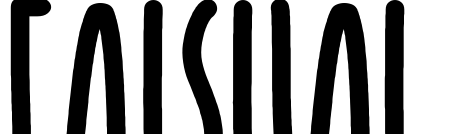Шрифт Faishal