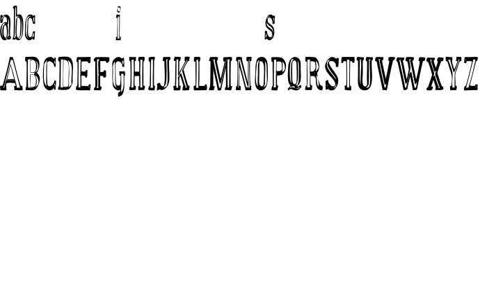 Шрифт manual font basic demo