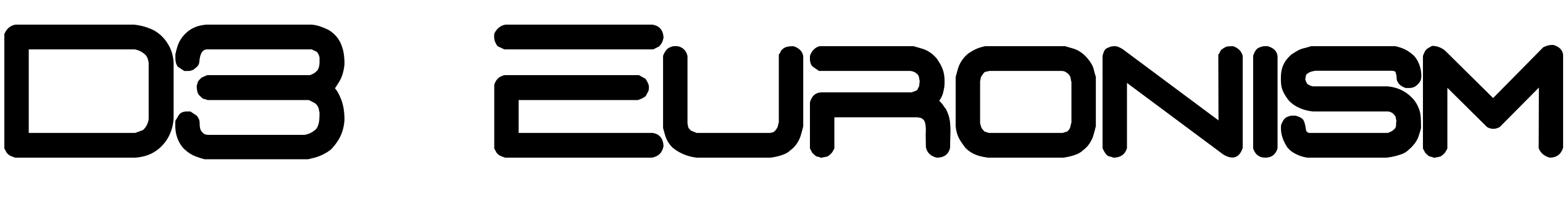Шрифт D3 Euronism