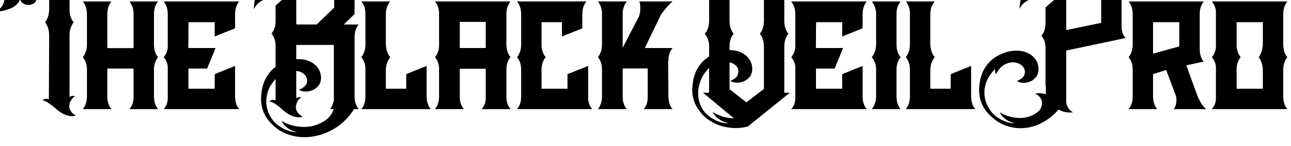 Шрифт The Black Veil Pro