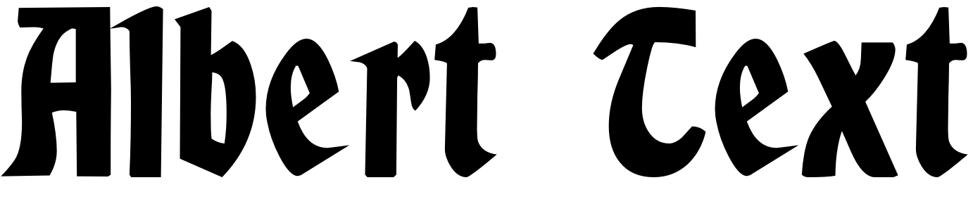 Шрифт Albert Text