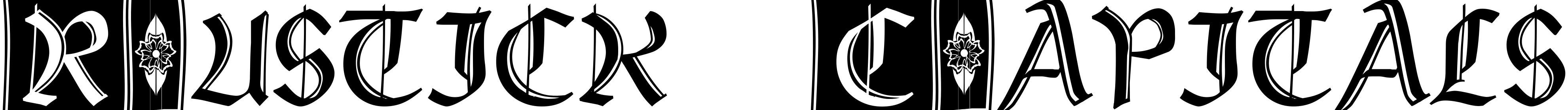 Шрифт Rustick_Capitals