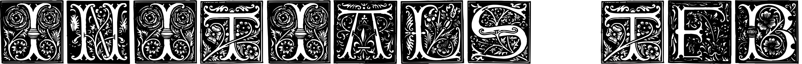 Шрифт Initials TFB