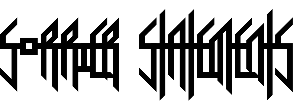 Шрифт Sorrier Statements