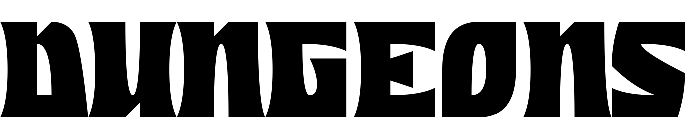 Шрифт Dungeons