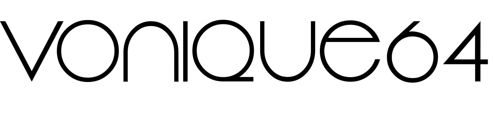 Шрифт Vonique64