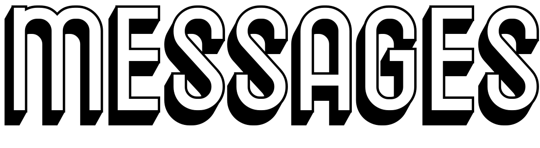 Шрифт Messages