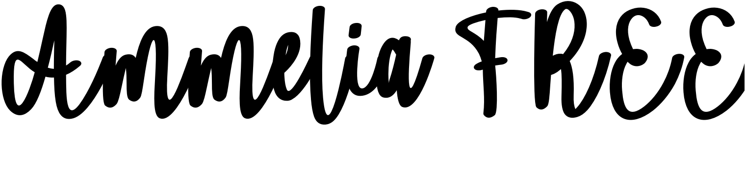 Шрифт Ammelia FREE