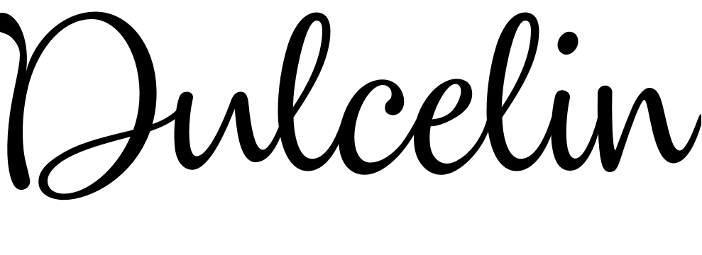 Шрифт Dulcelin