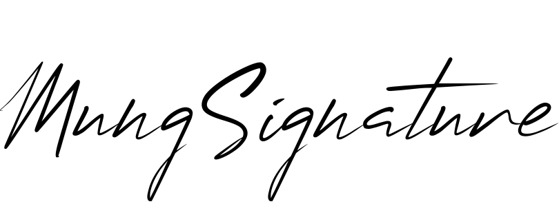 Шрифт MungSignature