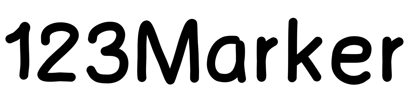 Шрифт 123Marker