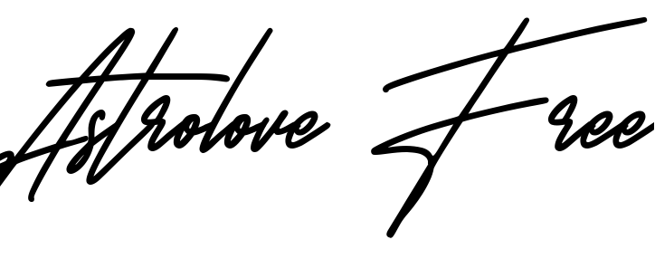 Шрифт Astrolove Free