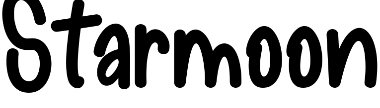 Шрифт Starmoon