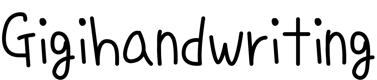 Шрифт Gigihandwriting