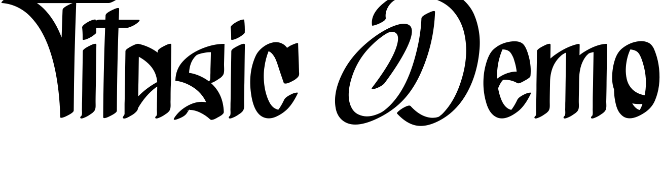 Шрифт Titasic Demo