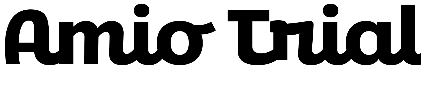 Шрифт Amio Trial